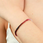 Gem Jar-Mixed Ruby Stone Bracelet-Bracelets-14k Gold Filled, Ruby-Blue Ruby Jewellery-Vancouver Canada