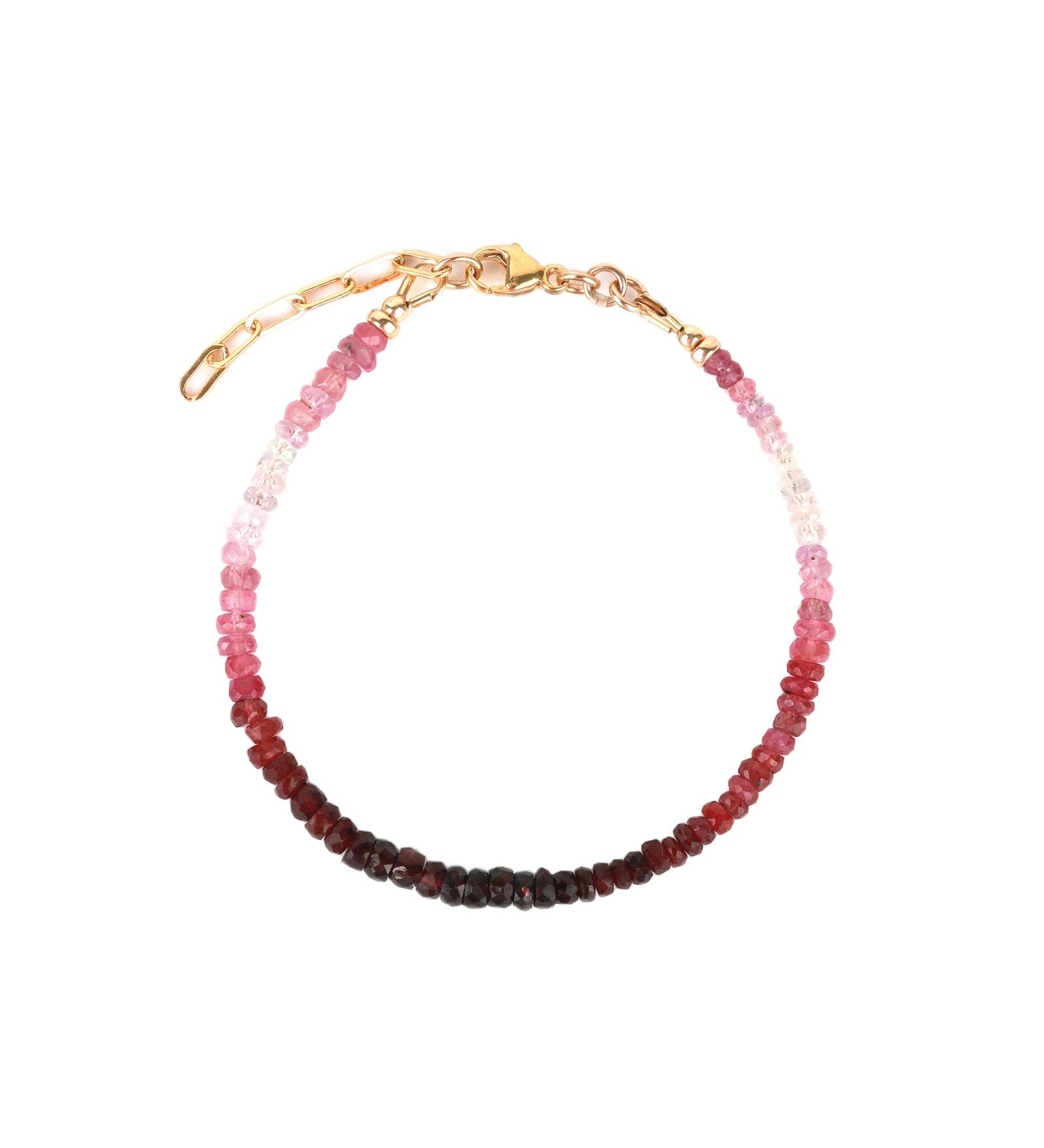 Gem Jar-Mixed Ruby Stone Bracelet-Bracelets-14k Gold Filled, Ruby-Blue Ruby Jewellery-Vancouver Canada