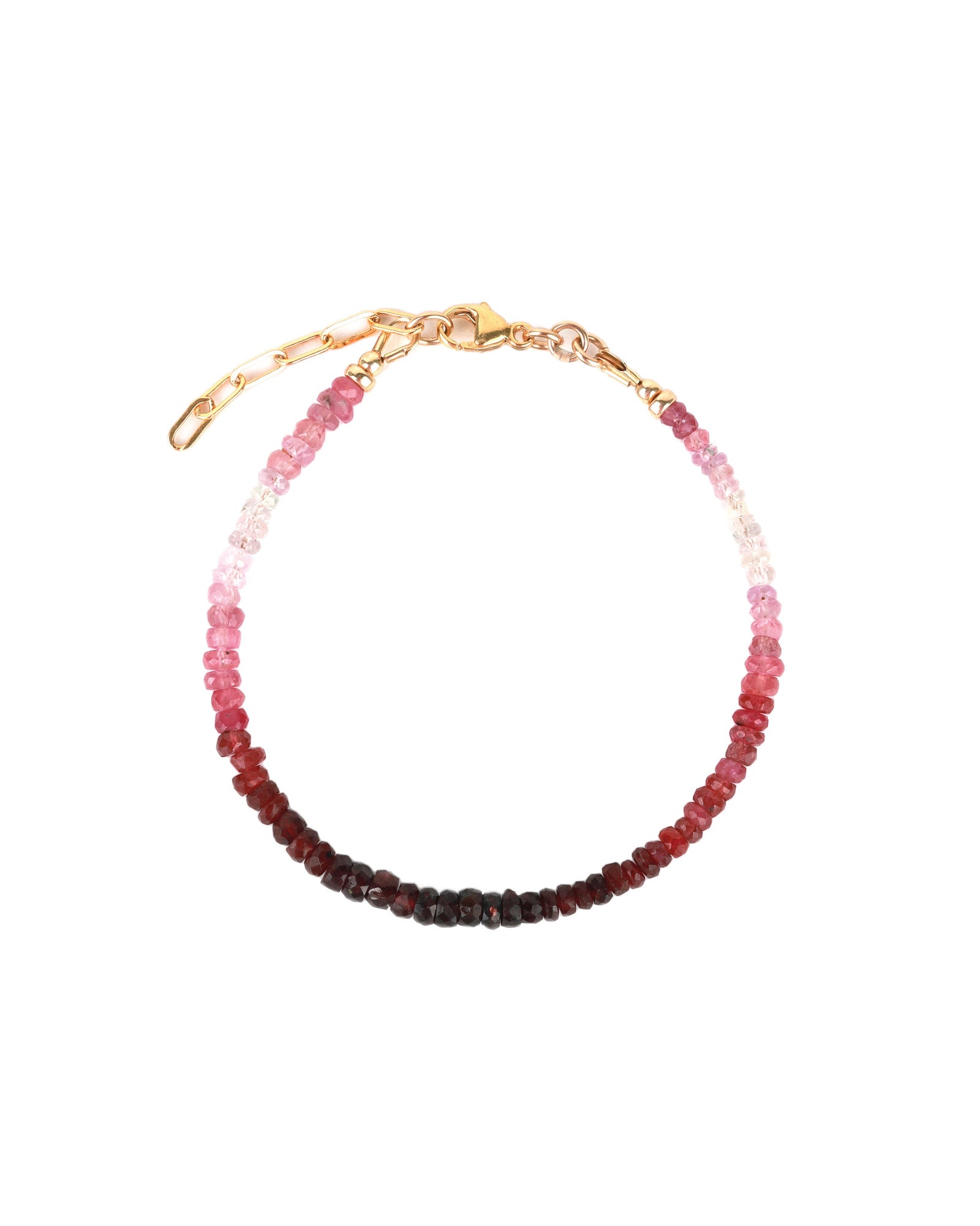Gem Jar-Mixed Ruby Stone Bracelet-Bracelets-14k Gold Filled, Ruby-Blue Ruby Jewellery-Vancouver Canada