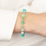 Gem Jar-Mixed Shape Stone Bracelet-Bracelets-14k Gold Filled, Multi-Blue Ruby Jewellery-Vancouver Canada