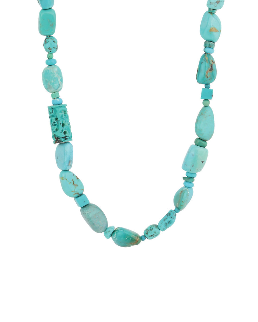Gem Jar-Mixed Shape Turquoise Necklace-Necklaces-14k Gold Filled, Turquoise-Blue Ruby Jewellery-Vancouver Canada