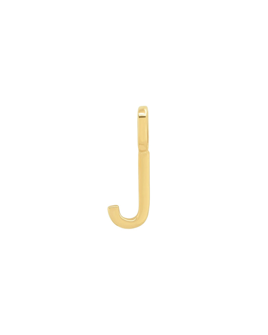 Tai Fine-Monogram Pendant-Necklaces-14k Yellow Gold-J-Blue Ruby Jewellery-Vancouver Canada