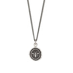 Motivated Talisman-Oxidized Sterling Silver-Blue Ruby Jewellery-Vancouver Canada
