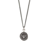 Motivated Talisman-Oxidized Sterling Silver-Blue Ruby Jewellery-Vancouver Canada