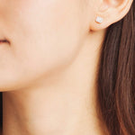 Adina Reyter-Multi Baguette Studs-Earrings-14k Yellow Gold, Diamond-Blue Ruby Jewellery-Vancouver Canada