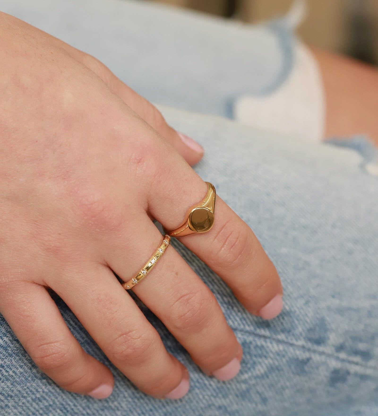 Tashi-Multi CZ Ring-Rings-Blue Ruby Jewellery-Vancouver Canada