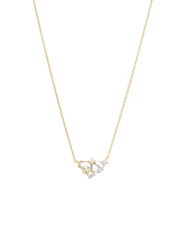 Olive & Piper-Napa Necklace-Necklaces-14k Gold Plated, Crystal-Blue Ruby Jewellery-Vancouver Canada