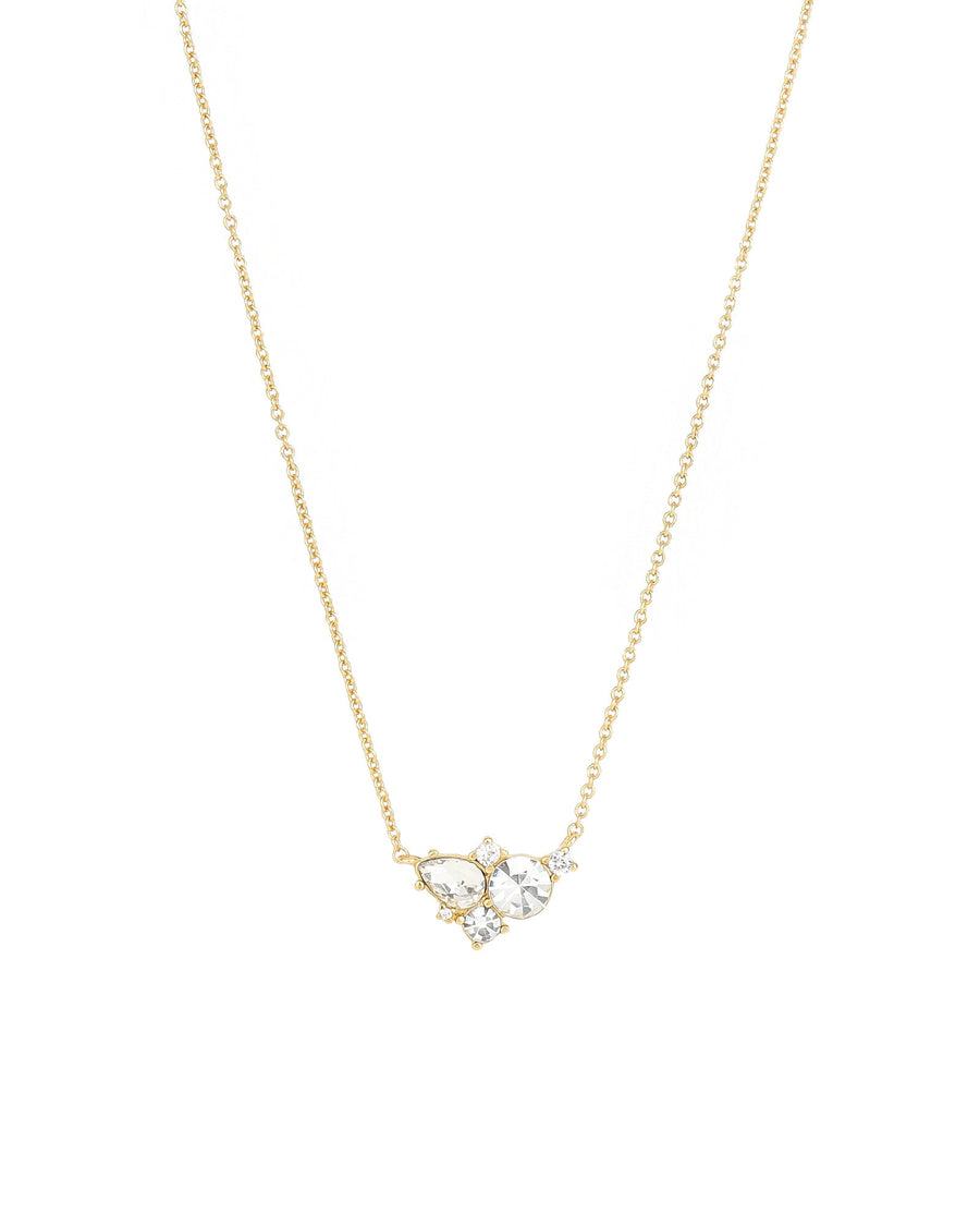 Olive & Piper-Napa Necklace-Necklaces-14k Gold Plated, Crystal-Blue Ruby Jewellery-Vancouver Canada