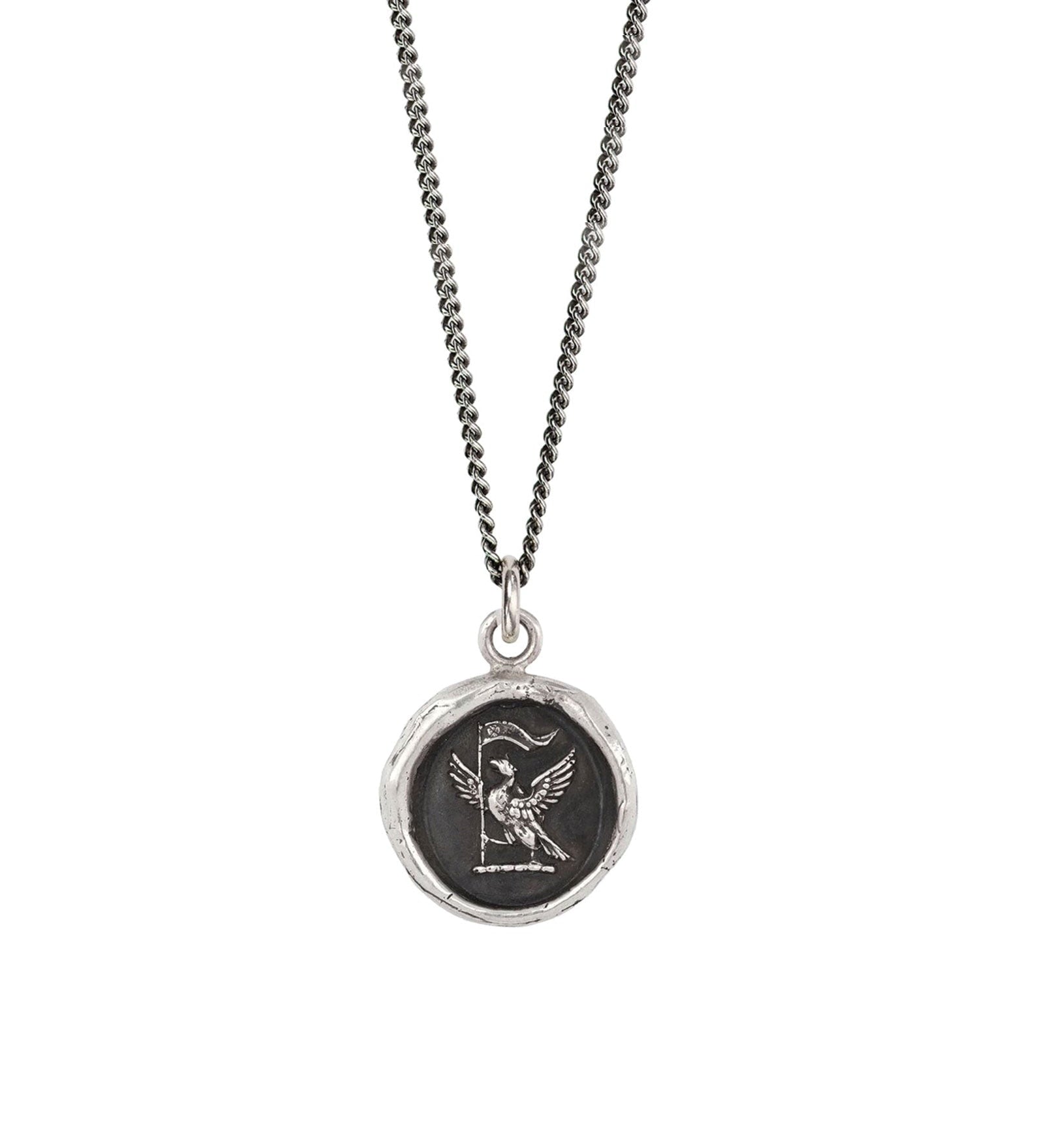 Pyrrha-Never Settle Necklace-Necklaces-Blue Ruby Jewellery-Vancouver Canada