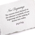 New Beginnings Talisman-Oxidized Sterling Silver-Blue Ruby Jewellery-Vancouver Canada