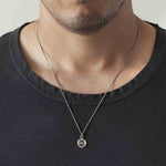 New Beginnings Talisman-Oxidized Sterling Silver-Blue Ruby Jewellery-Vancouver Canada
