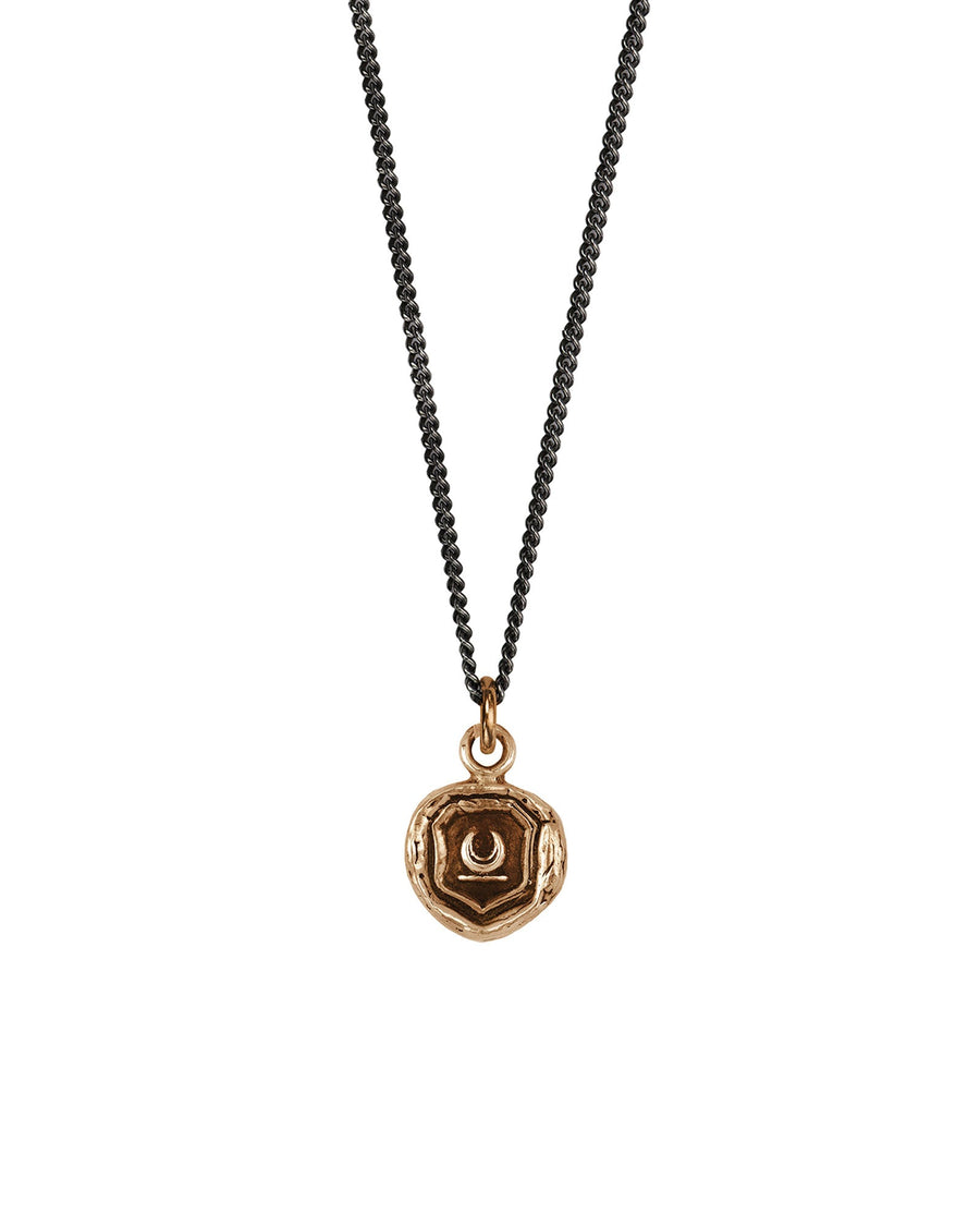 Pyrrha-New Beginnings Talisman-Necklaces-Bronze-Blue Ruby Jewellery-Vancouver Canada