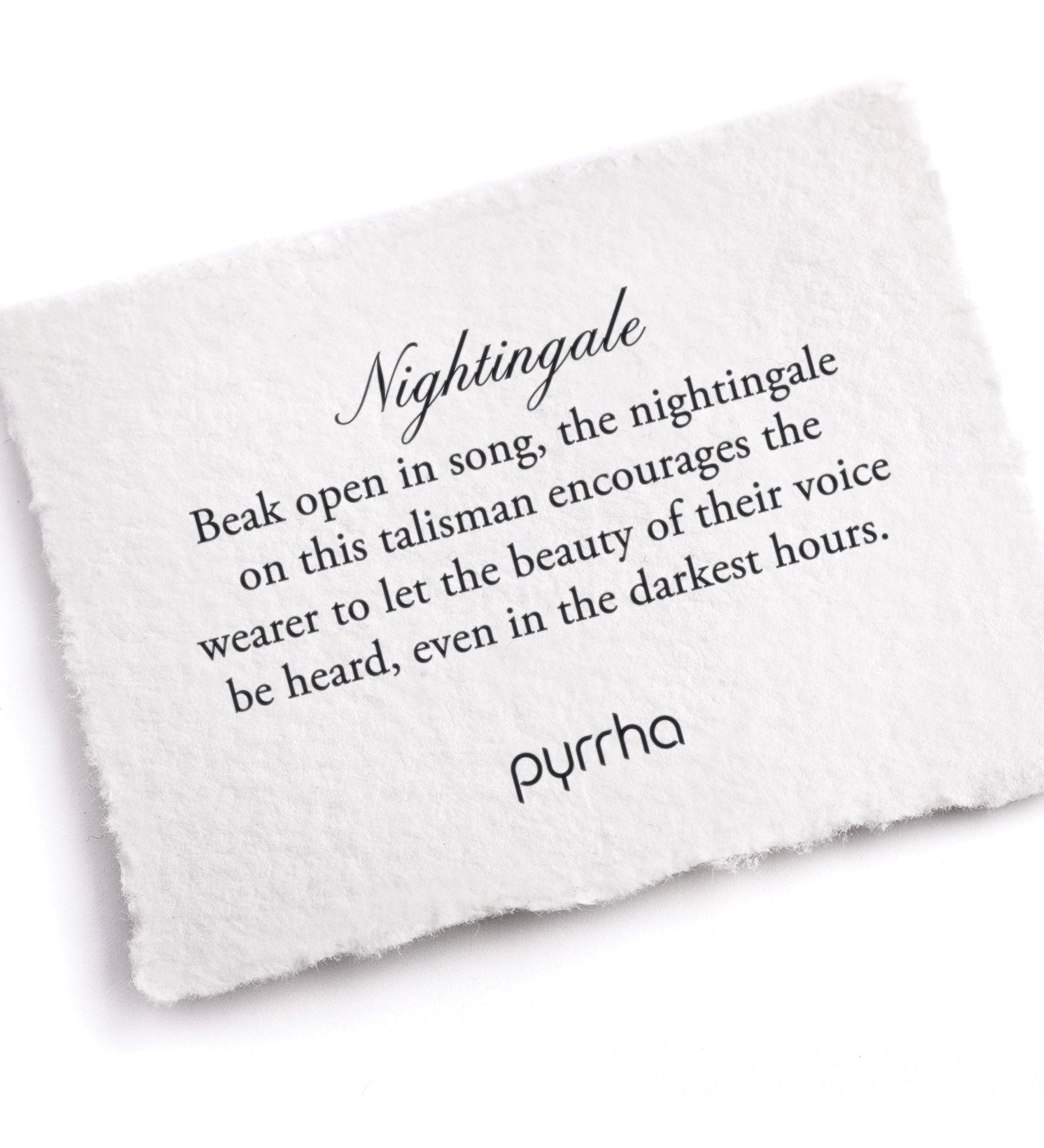 Nightingale Talisman-Oxidized Sterling Silver-Blue Ruby Jewellery-Vancouver Canada