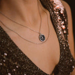 Nightingale Talisman-Oxidized Sterling Silver-Blue Ruby Jewellery-Vancouver Canada
