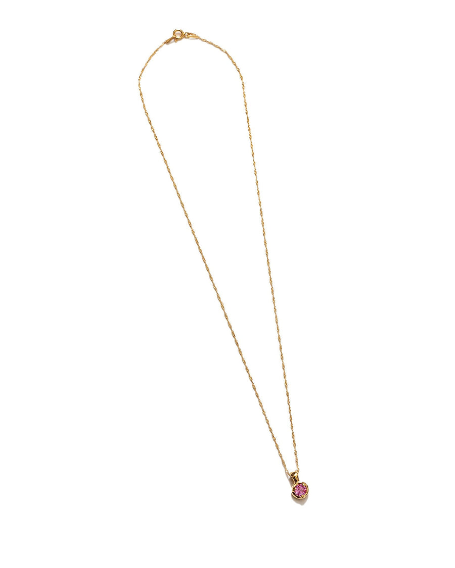 Wolf Circus-Nina Necklace-Necklaces-14k Gold-fill, Gold Plated, Synthetic Pink Sapphire-Blue Ruby Jewellery-Vancouver Canada