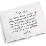 North Star Talisman-Oxdized Sterling Silver-Blue Ruby Jewellery-Vancouver Canada