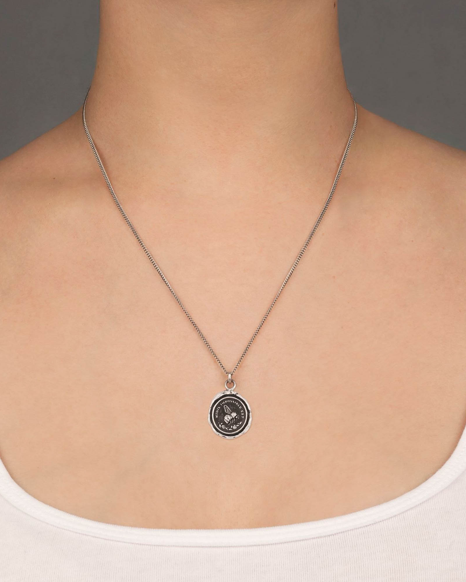 Pyrrha-Nothing is Impossible Necklace-Necklaces-Blue Ruby Jewellery-Vancouver Canada