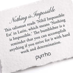 Pyrrha-Nothing is Impossible Necklace-Necklaces-Blue Ruby Jewellery-Vancouver Canada