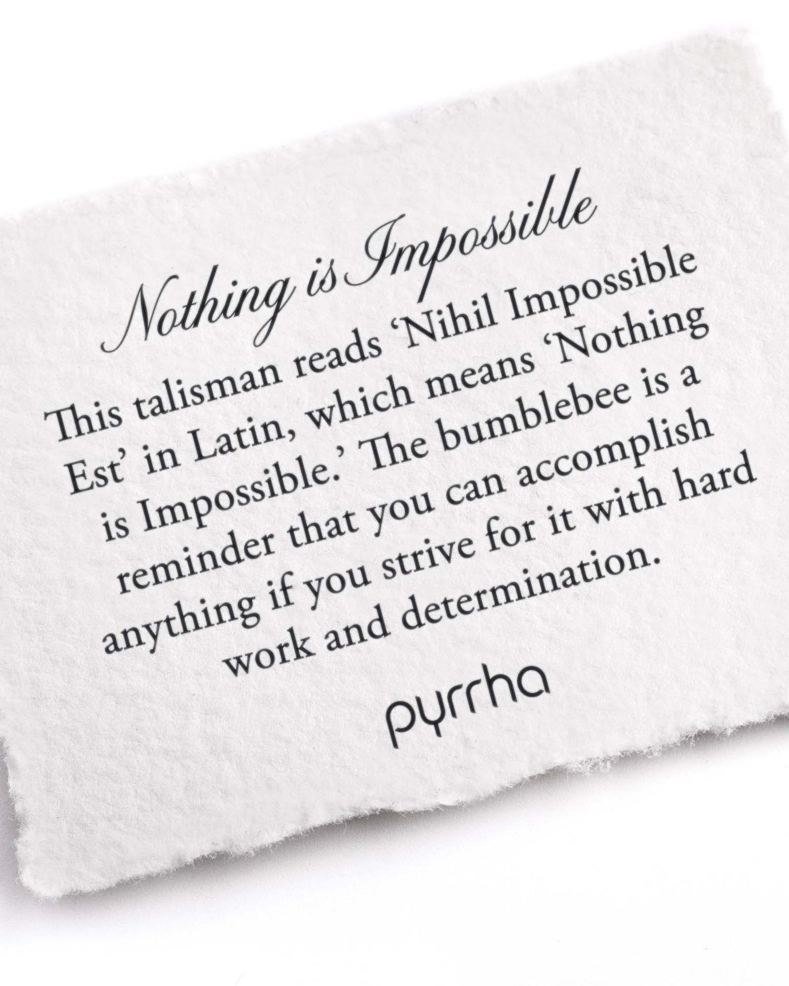Pyrrha-Nothing is Impossible Necklace-Necklaces-Blue Ruby Jewellery-Vancouver Canada