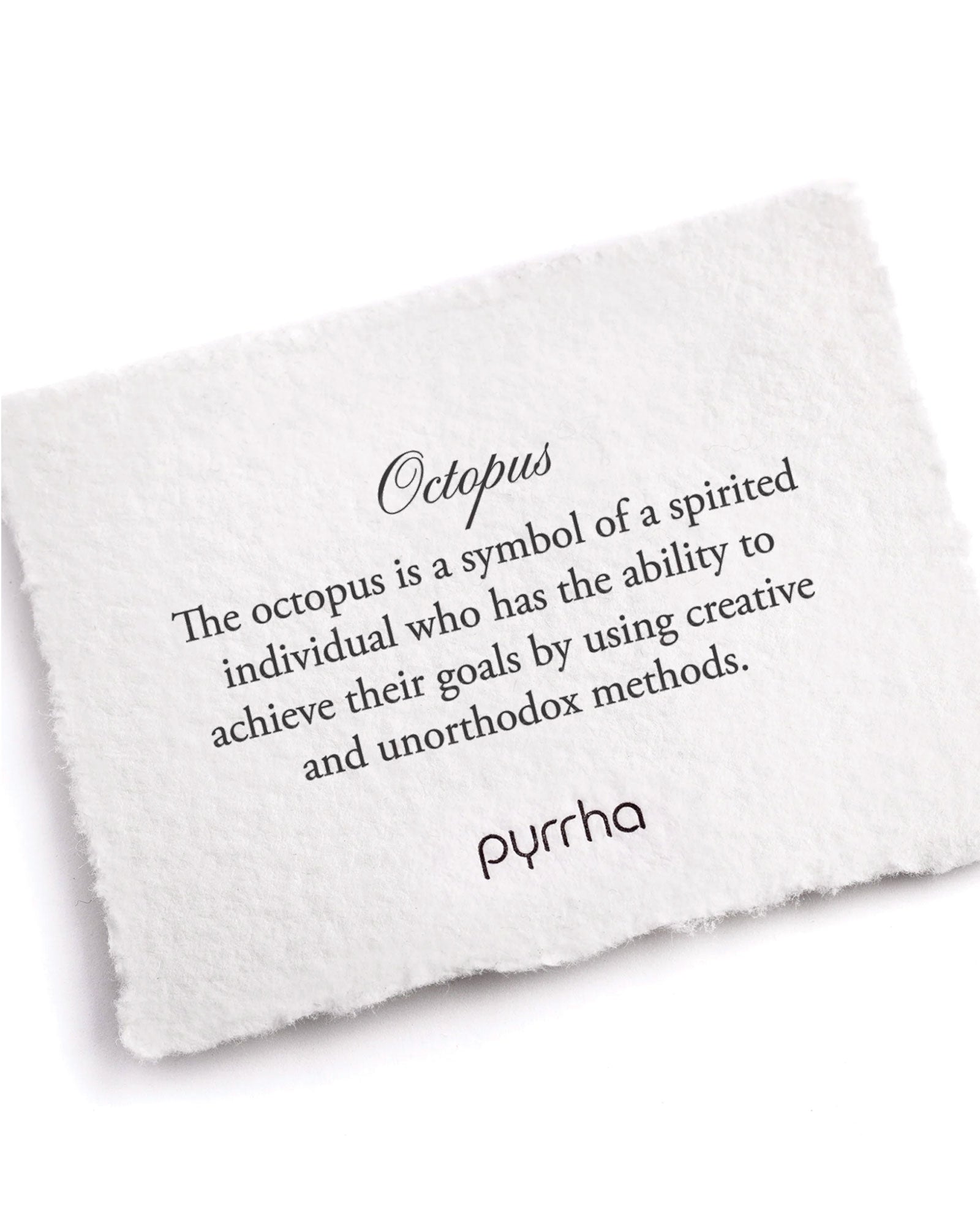 Octopus Talisman-Oxidized Sterling Silver-Blue Ruby Jewellery-Vancouver Canada