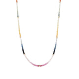 Gem Jar-Ombre Stone Necklace-Necklaces-14k Gold Filled, Multi-Blue Ruby Jewellery-Vancouver Canada