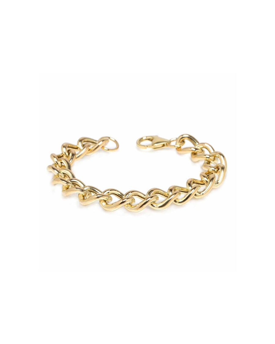 Zoe Chicco-Open Link Curb Chain Bracelet I XXL-Bracelets-14k Yellow Gold-Blue Ruby Jewellery-Vancouver Canada