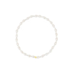 Cause We Care-Oval Pearl Miyuki Bracelet | 4mm-Bracelets-14k Gold-fill-Blue Ruby Jewellery-Vancouver Canada