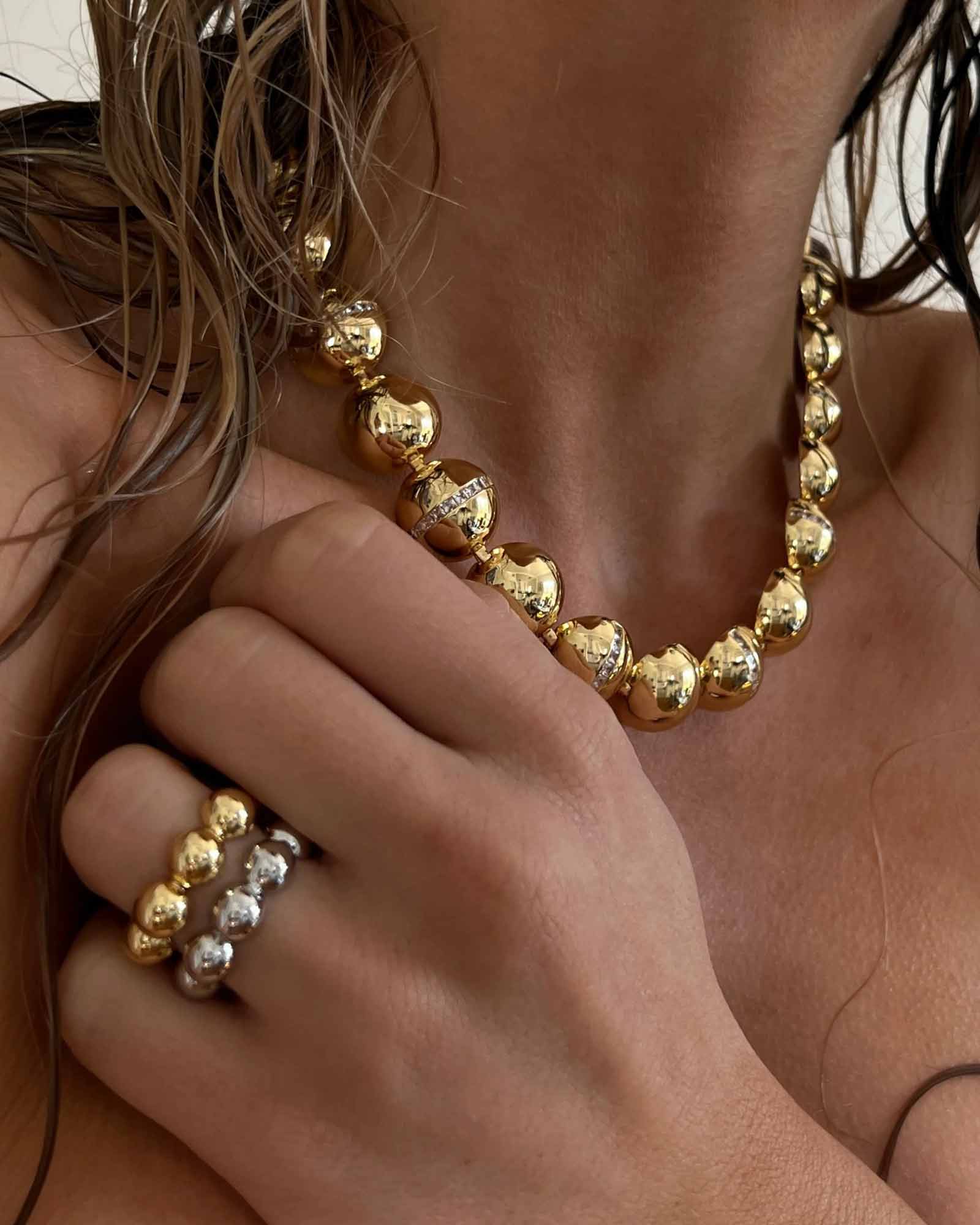 Luv AJ Oversized Ball Chain Necklace