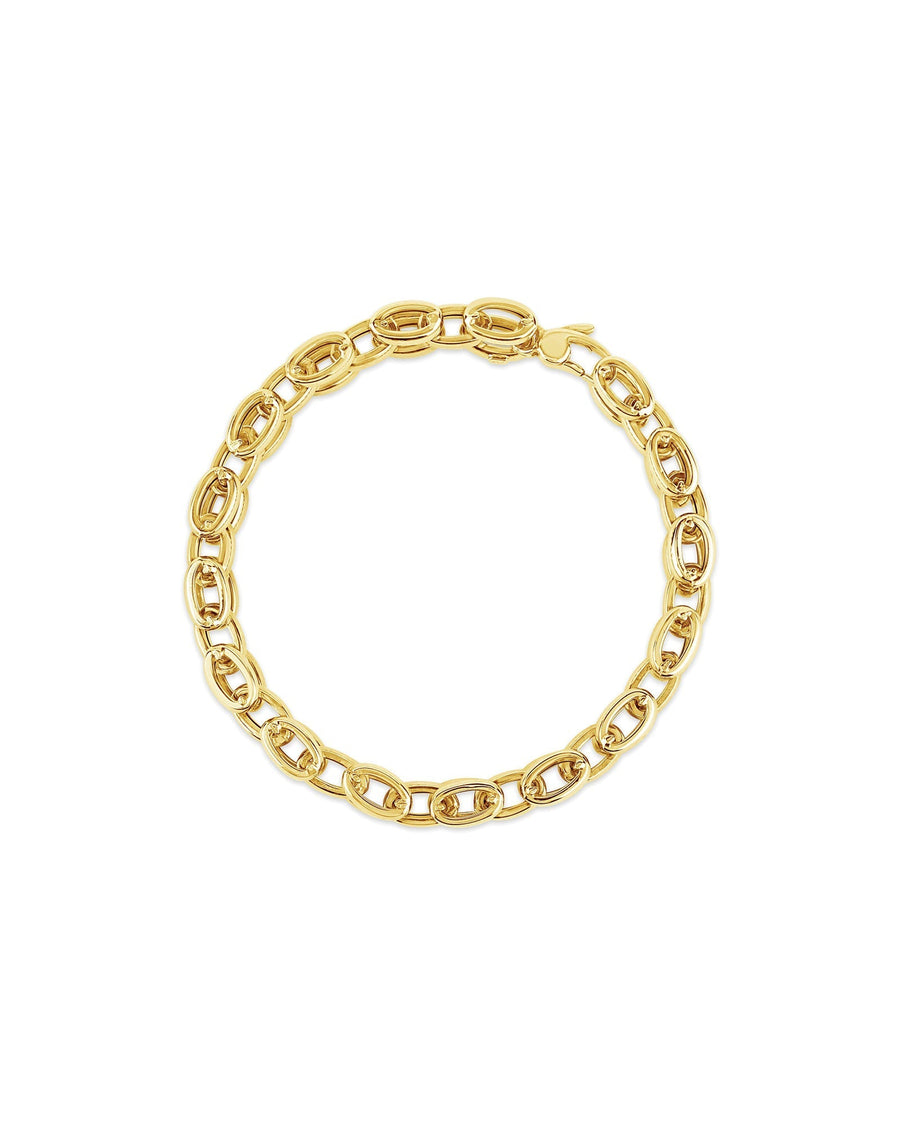 Panther Bracelet-Bracelets-Goldhive-14k Yellow Gold-Blue Ruby Jewellery-Vancouver-Canada
