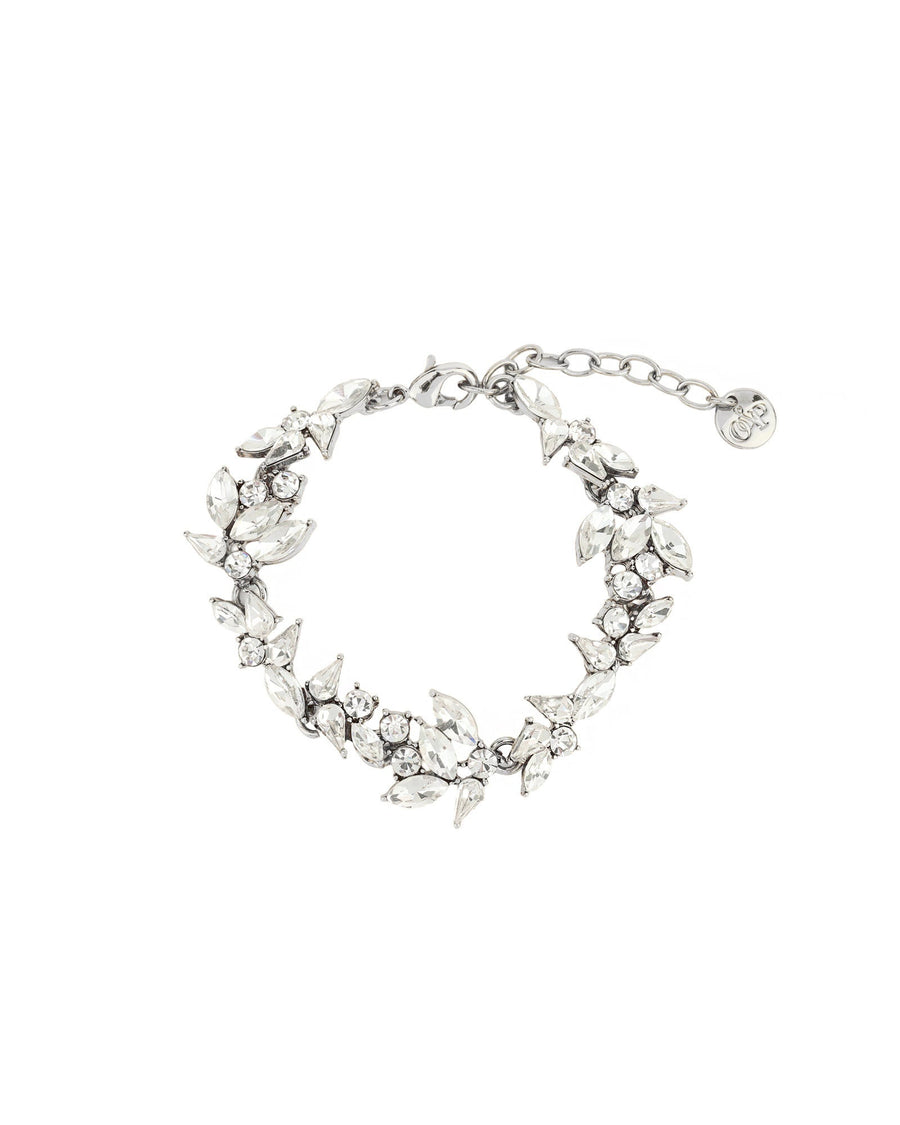 Olive & Piper-Parker Bracelet-Bracelets-Silver-Tone, Crystal-Blue Ruby Jewellery-Vancouver Canada