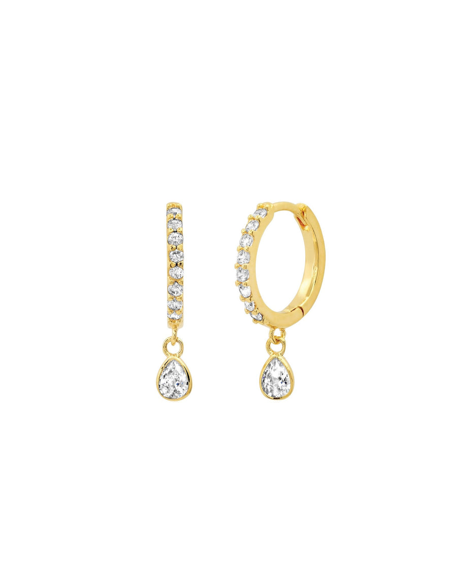 Tai-Patrizia Huggies I 13mm-Earrings-Gold Plated-Blue Ruby Jewellery-Vancouver Canada