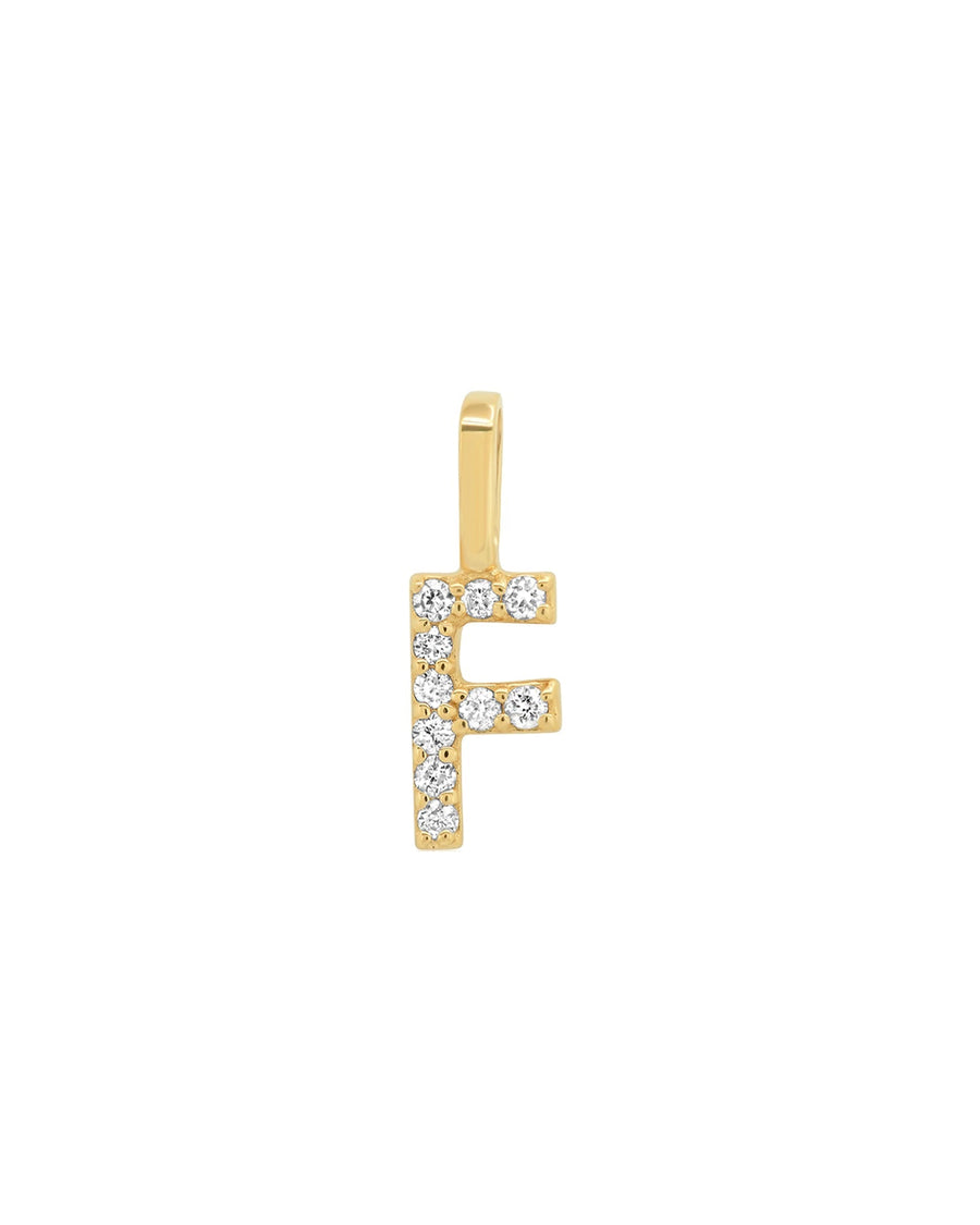 Tai Fine-Pavé Diamond Monogram Pendant-Necklaces-14k Yellow Gold, Diamond-F-Blue Ruby Jewellery-Vancouver Canada