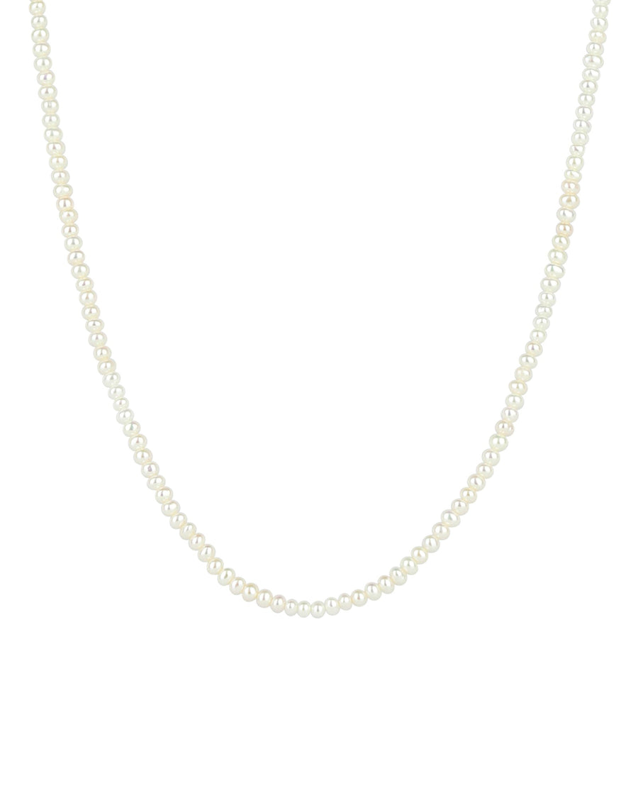 Poppy Rose-Pearl Strand Necklace I 2.5mm-Necklaces-14k Gold-fill, Freshwater Pearl-Blue Ruby Jewellery-Vancouver Canada
