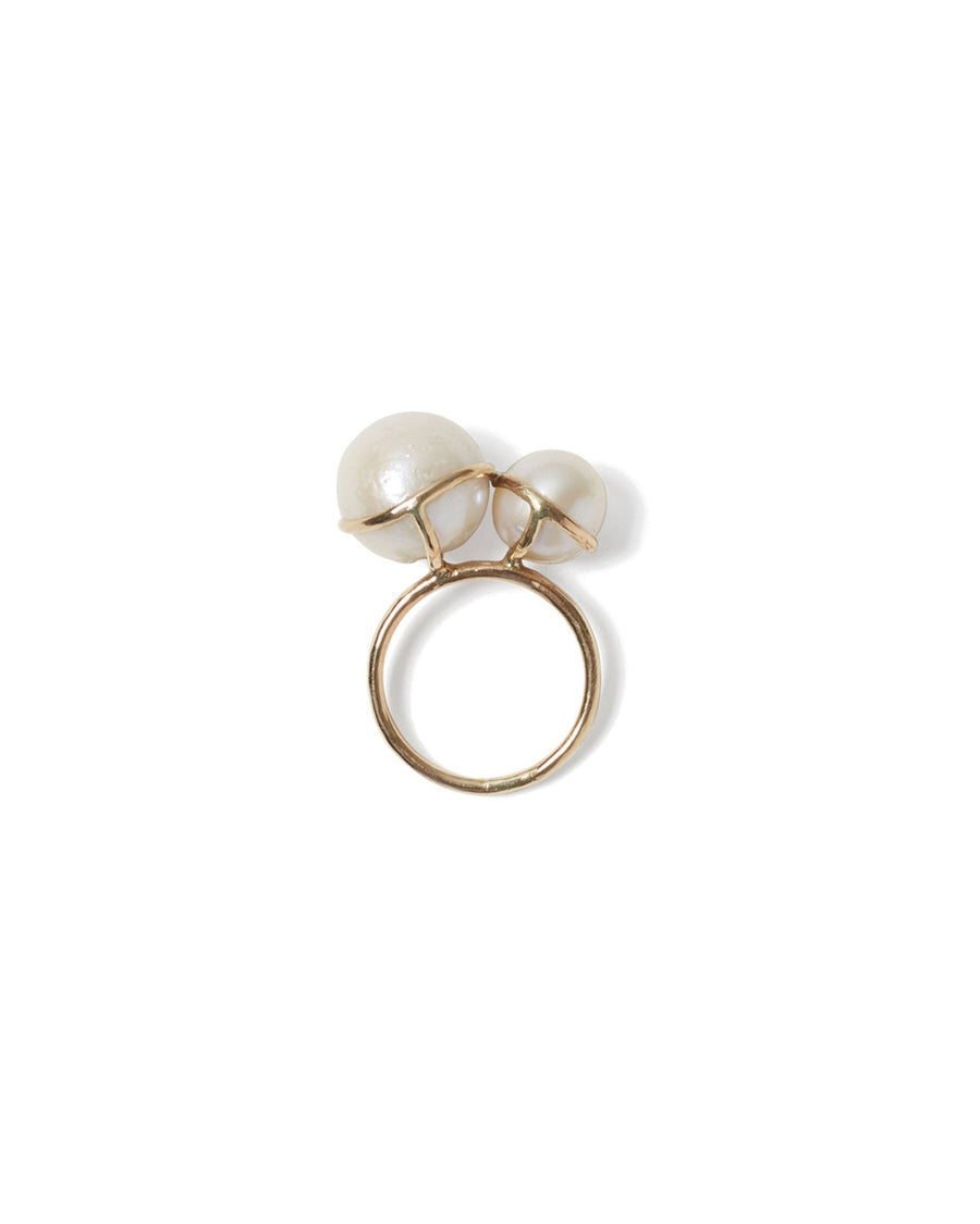 Chan Luu-Phoebe Ring-Rings-14k Yellow Gold, White Pearl-7-Blue Ruby Jewellery-Vancouver Canada