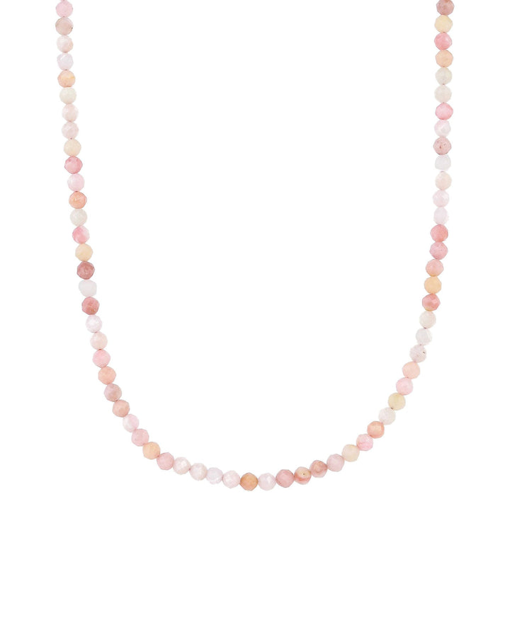 Gem Jar-Pink Opal Stone Necklace-Necklaces-14k Gold Filled, Pink Opal-Blue Ruby Jewellery-Vancouver Canada