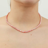 Gem Jar-Pink Opal Stone Necklace-Necklaces-14k Gold Filled, Pink Opal-Blue Ruby Jewellery-Vancouver Canada