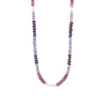 Gem Jar-Purple + Pink Stone Necklace-Necklaces-14k Gold Filled, Morganite-Blue Ruby Jewellery-Vancouver Canada