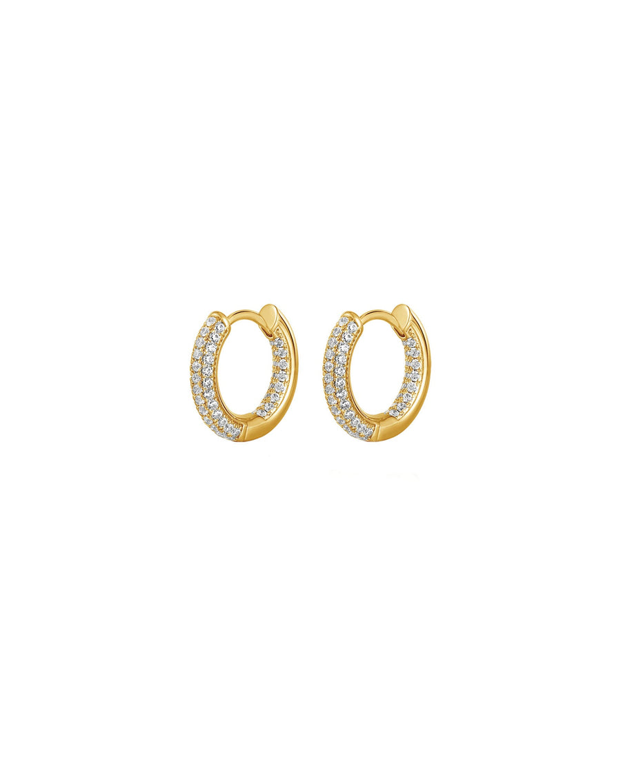 Luv AJ-Reversible Mini Amalfi Hoops-Earrings-14k Gold Plated, Cubic Zirconia-Blue Ruby Jewellery-Vancouver Canada