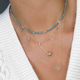 Adina Reyter-Rodeo Necklace-Necklaces-14k Yellow Gold, Diamond-Blue Ruby Jewellery-Vancouver Canada