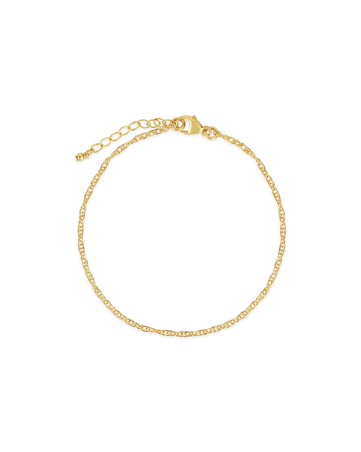 1948-Rope Chain Bracelet-Bracelets-14k Gold-fill-Blue Ruby Jewellery-Vancouver Canada