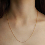 1948-Rope Chain Necklace-Necklaces-14k Gold-fill-18"-Blue Ruby Jewellery-Vancouver Canada