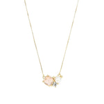 Olive & Piper-Sadie Necklace-Necklaces-Oxidized Gold, Crystal-Blue Ruby Jewellery-Vancouver Canada