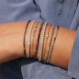 Gem Jar-Blue Sapphire Beaded Bracelet | 2.5mm-Bracelets-Blue Ruby Jewellery-Vancouver Canada