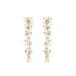 Olive & Piper-Savannah Drops-Earrings-Oxidized Gold, Crystal-Blue Ruby Jewellery-Vancouver Canada