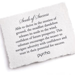 Seeds Of Success Talisman-Oxidized Sterling Silver-Blue Ruby Jewellery-Vancouver Canada