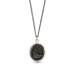 Seeds Of Success Talisman-Oxidized Sterling Silver-Blue Ruby Jewellery-Vancouver Canada