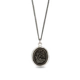 Seeds Of Success Talisman-Oxidized Sterling Silver-Blue Ruby Jewellery-Vancouver Canada