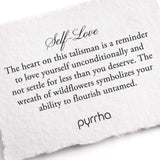 Self Love Talisman-Oxidized Sterling Silver-Blue Ruby Jewellery-Vancouver Canada
