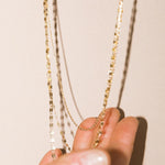 Leah Alexandra Fine-Shimmer 3-Layer Necklace-Necklaces-10k Yellow Gold-Blue Ruby Jewellery-Vancouver Canada