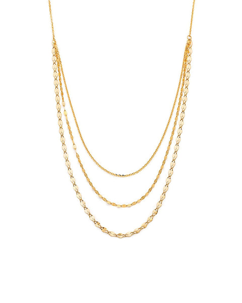 Zahava Gold & Five Bezel Diamond Chain - 18